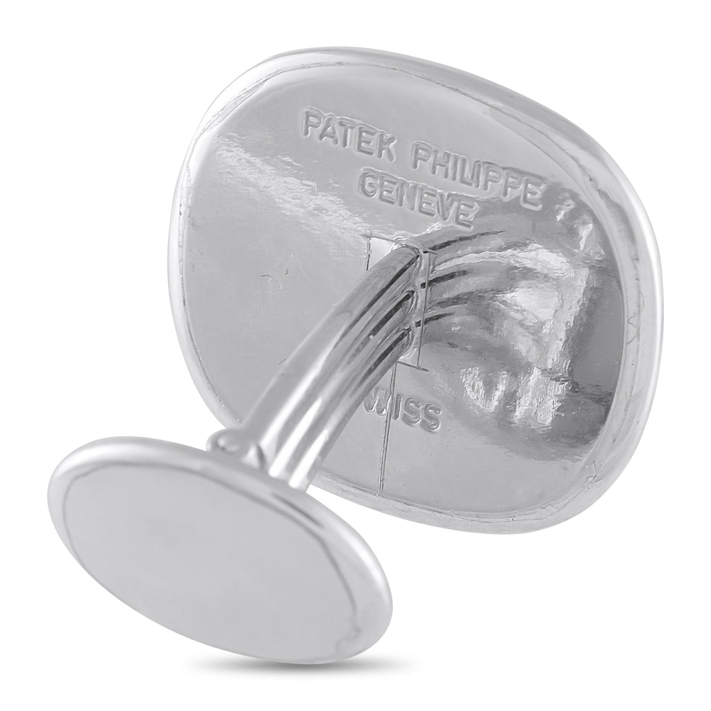 Patek Philippe 18K White Gold Calatrava Cross Cufflinks