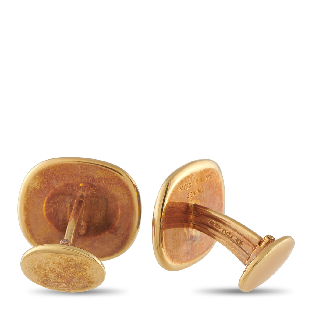 Patek Philippe 18K Yellow Gold Tiger Cufflinks PF227-051926