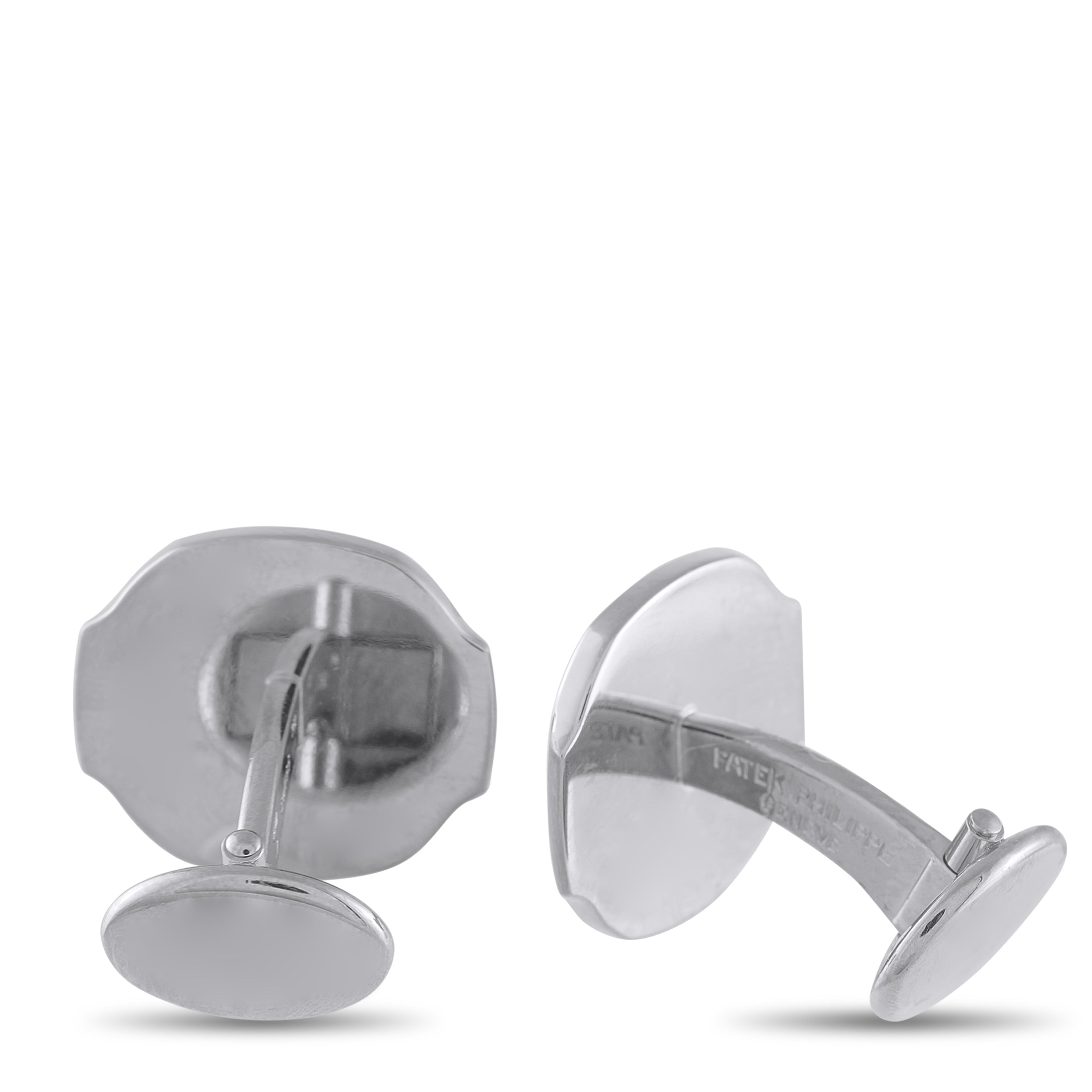 Patek Philippe Aquanaut 18K White Gold Cufflinks