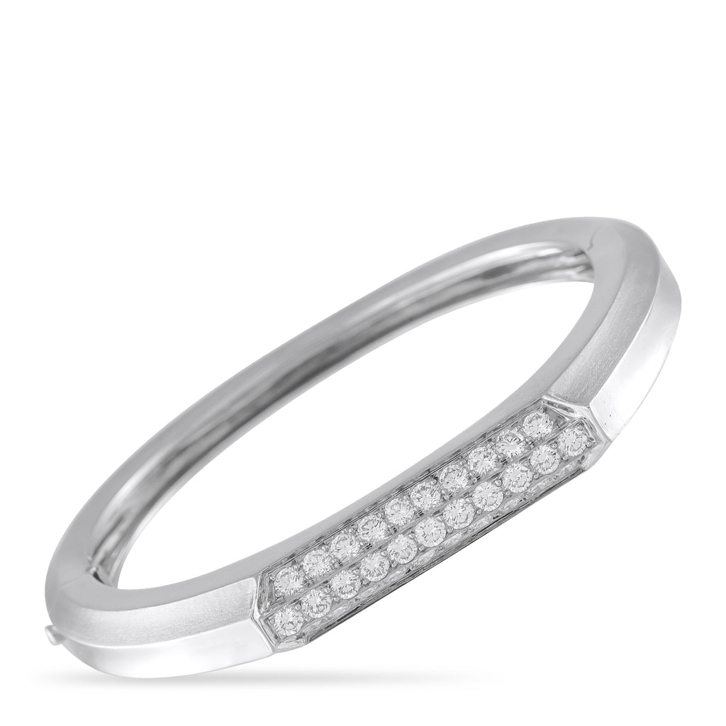 PIAGET 18K White Gold 2.50ct Diamond Bracelet