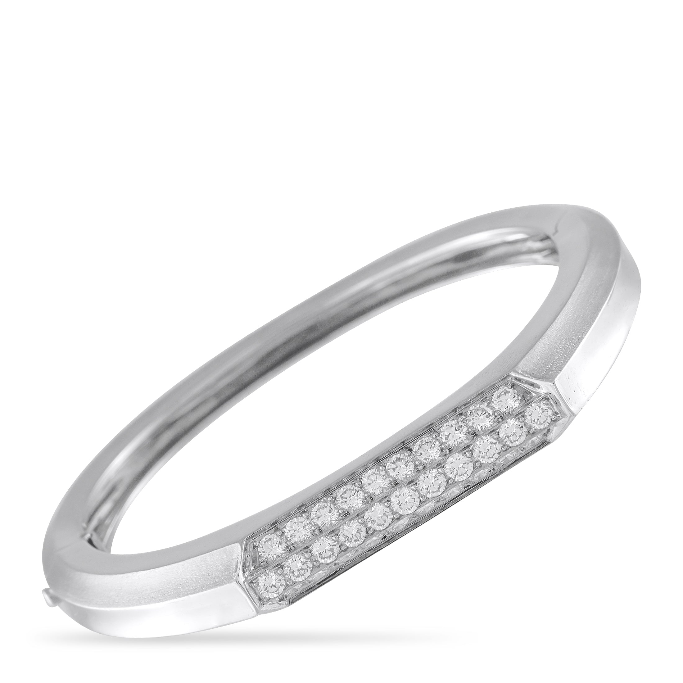 PIAGET 18K White Gold 2.50ct Diamond Bracelet