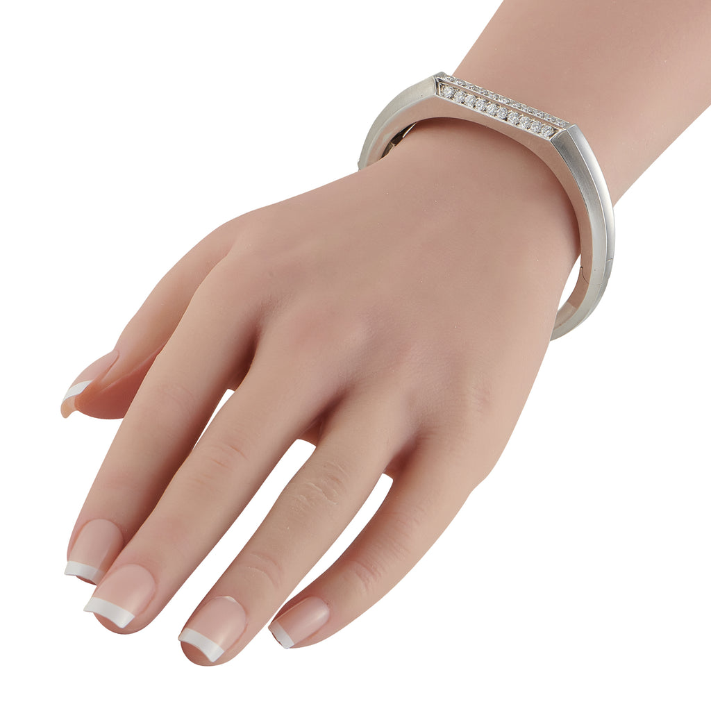 Piaget 18K White Gold 2.50ct Diamond Bracelet