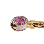 Pomellato Tango 18K Rose Gold, Silver, Diamond and Pink Sapphire Bracelet