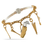 PomellatoVintage 18K Yellow Gold Golf Bracelet