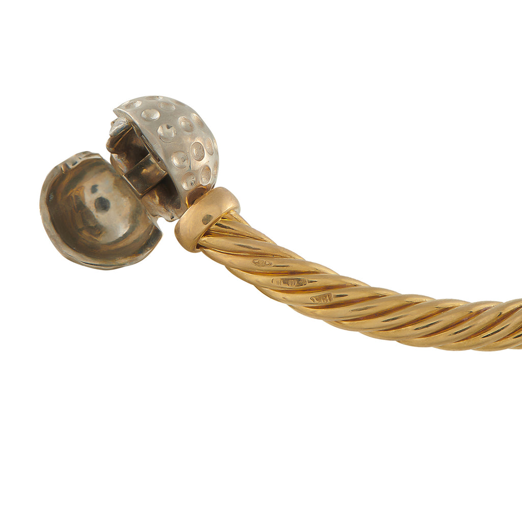 PomellatoVintage 18K Yellow Gold Golf Bracelet
