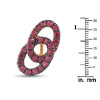 Pomellato Tango 18K Rose Gold Pink Tourmaline Earrings