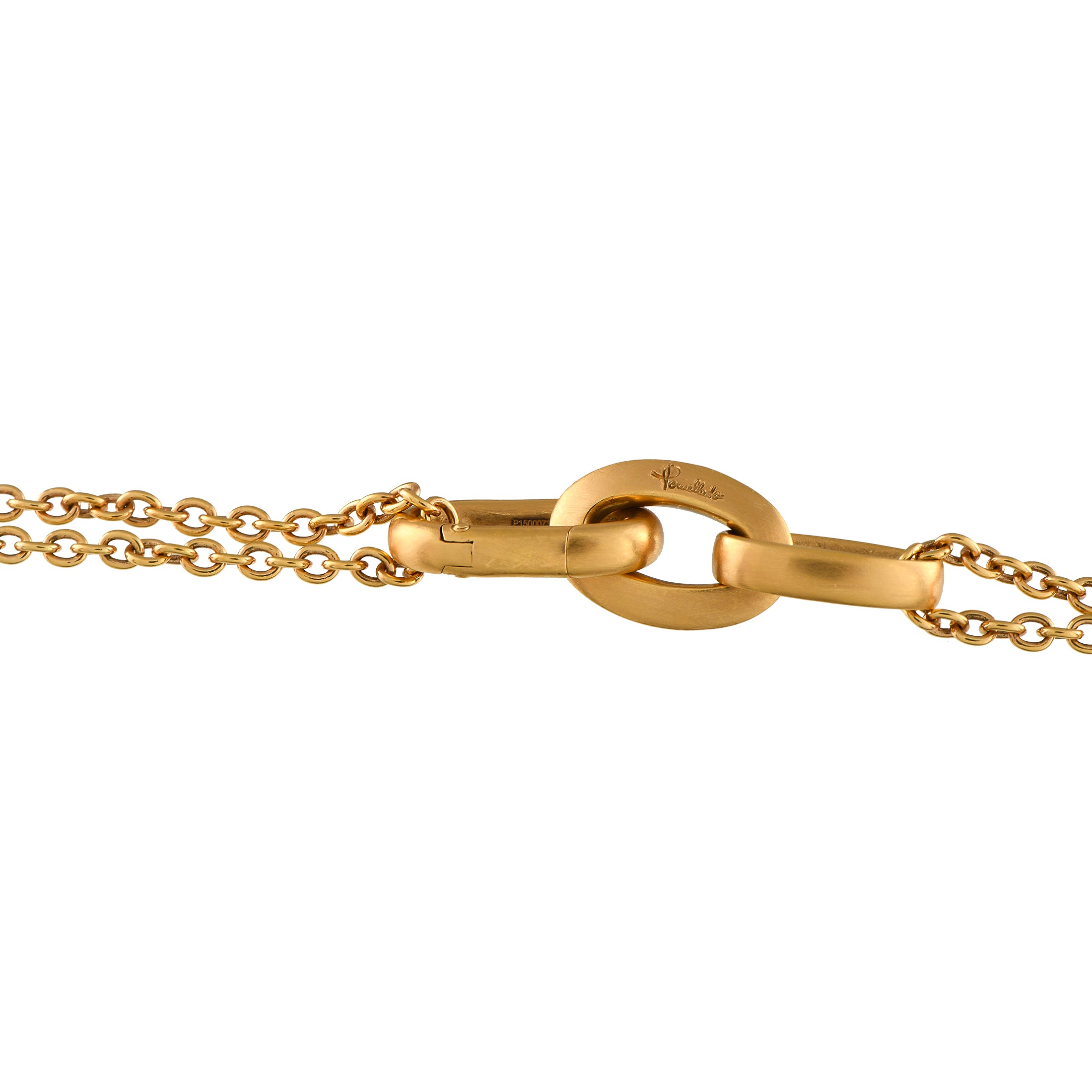 Pomellato Victoria 18K Rose Gold 4.70ct Diamond and Black Jet Necklace