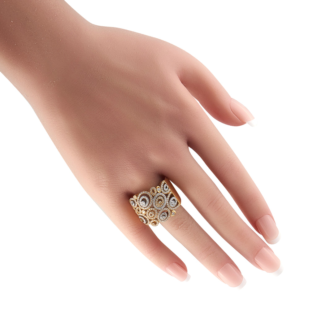 Ponte Vecchio 18K Yellow Gold 1.50ct Diamond Ring