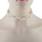 Raymond C. Yard Platinum 3.0ct Diamond and Pearl 5-Strand Necklace