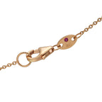Roberto Coin 18K Rose Gold Diamond and Onyx Necklace