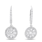 ROBERTO COIN 18K White Gold 1.25ct Diamond Earrings