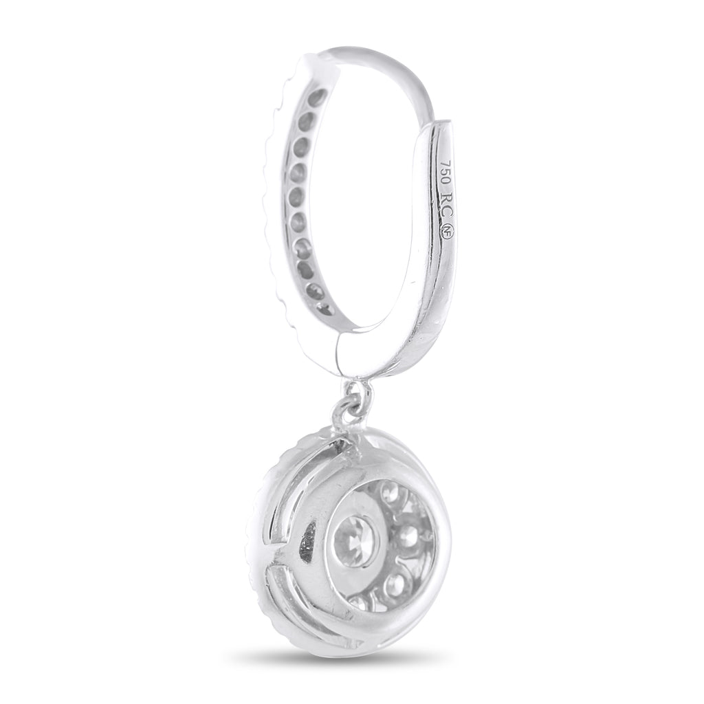 Roberto Coin 18K White Gold 1.25ct Diamond Earrings