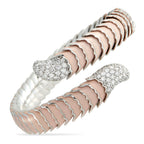 Roberto Coin 18K White Gold 1.50ct Diamond and Enamel Bracelet