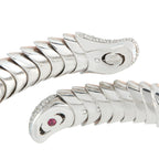 Roberto Coin 18K White Gold 1.50ct Diamond and Enamel Bracelet