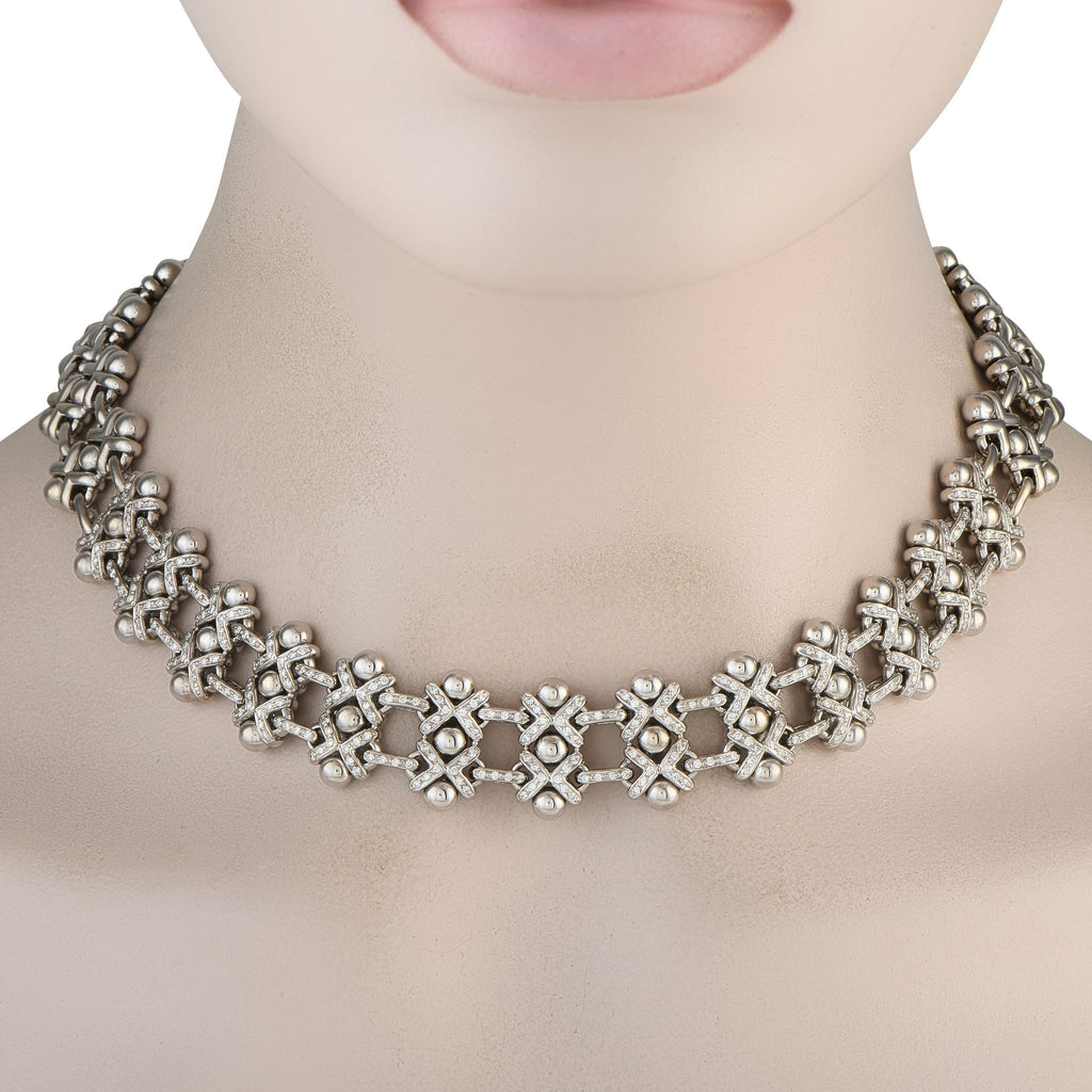 Roberto Coin 18K White Gold 0.95ct Diamond Necklace