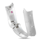 Roberto Coin 18K White Gold Convex Hoop Earrings