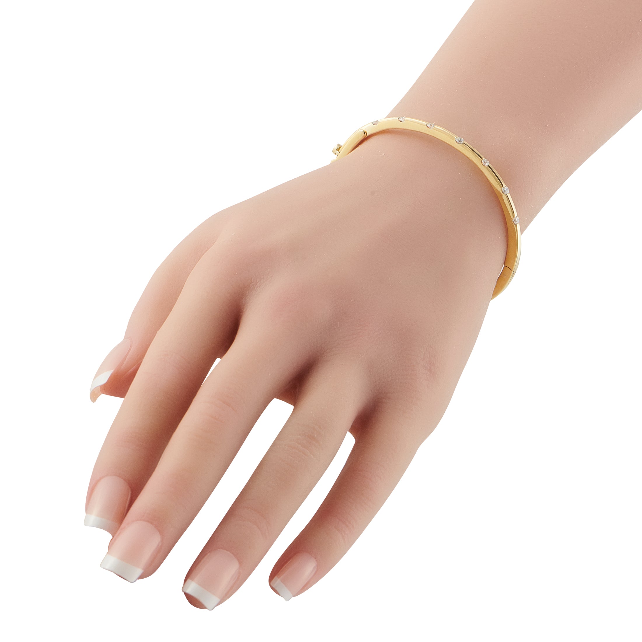 Roberto Coin 18K Yellow Gold 0.35ct Diamond Disc Bracelet