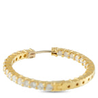 Roberto Coin 18K Yellow Gold 2.85ct Diamond Hoop Earrings