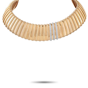 Roberto Coin 18K Yellow Gold 1.98ct Diamond Collar Necklace