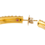 ROBERTO COIN 18K Yellow Gold Hoop Earrings