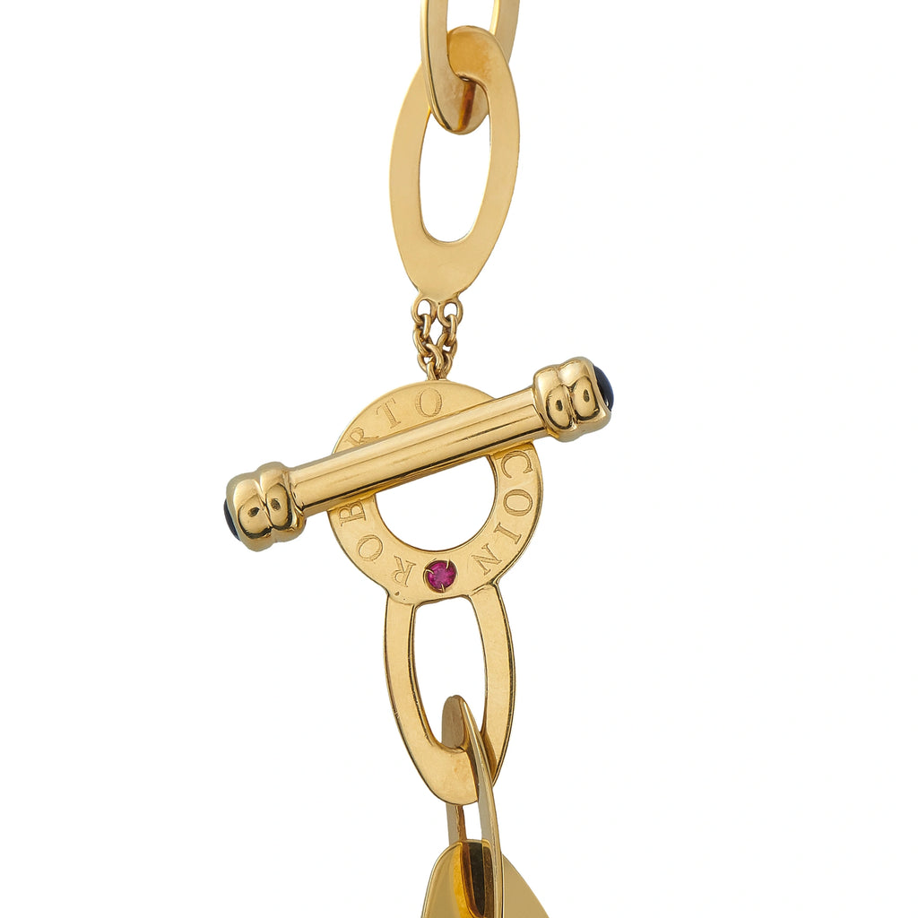 Roberto Coin  18K Yellow Gold Oval Link Necklace