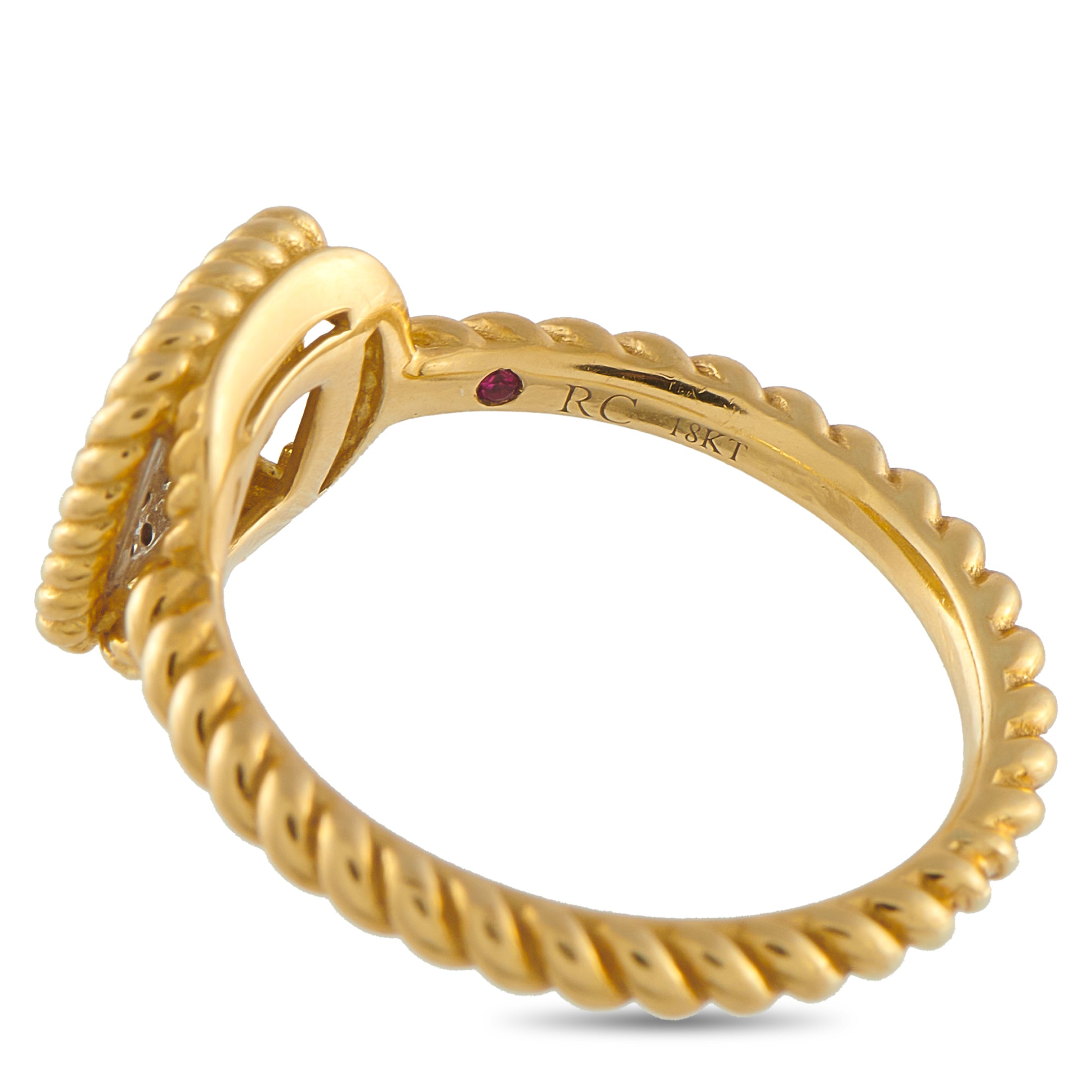 Roberto Coin Barocco 18K Yellow Gold Diamond Ring