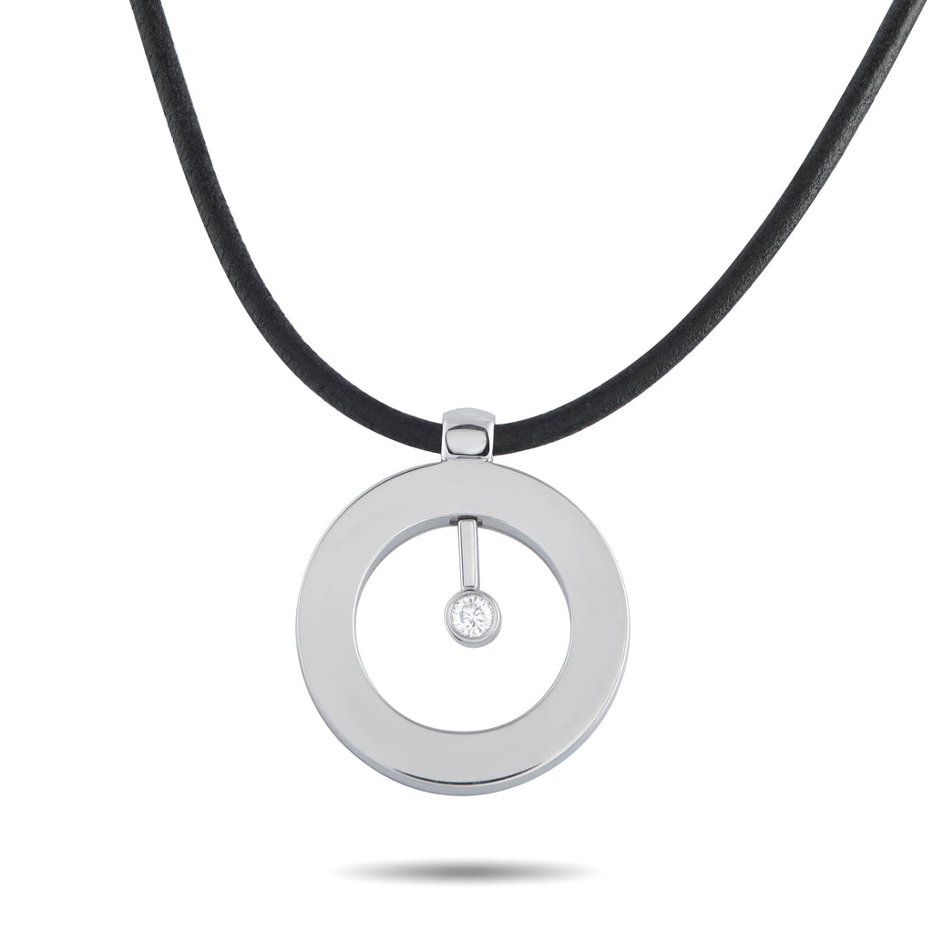 Roberto Coin Cento 18K White Gold Cento Diamond Necklace