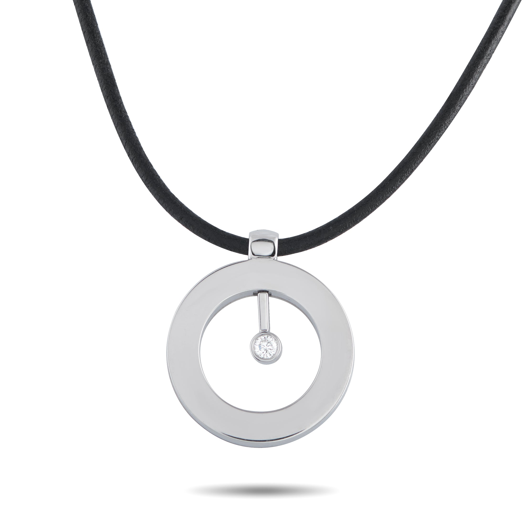 Roberto Coin Cento 18K White Gold Cento Diamond Necklace