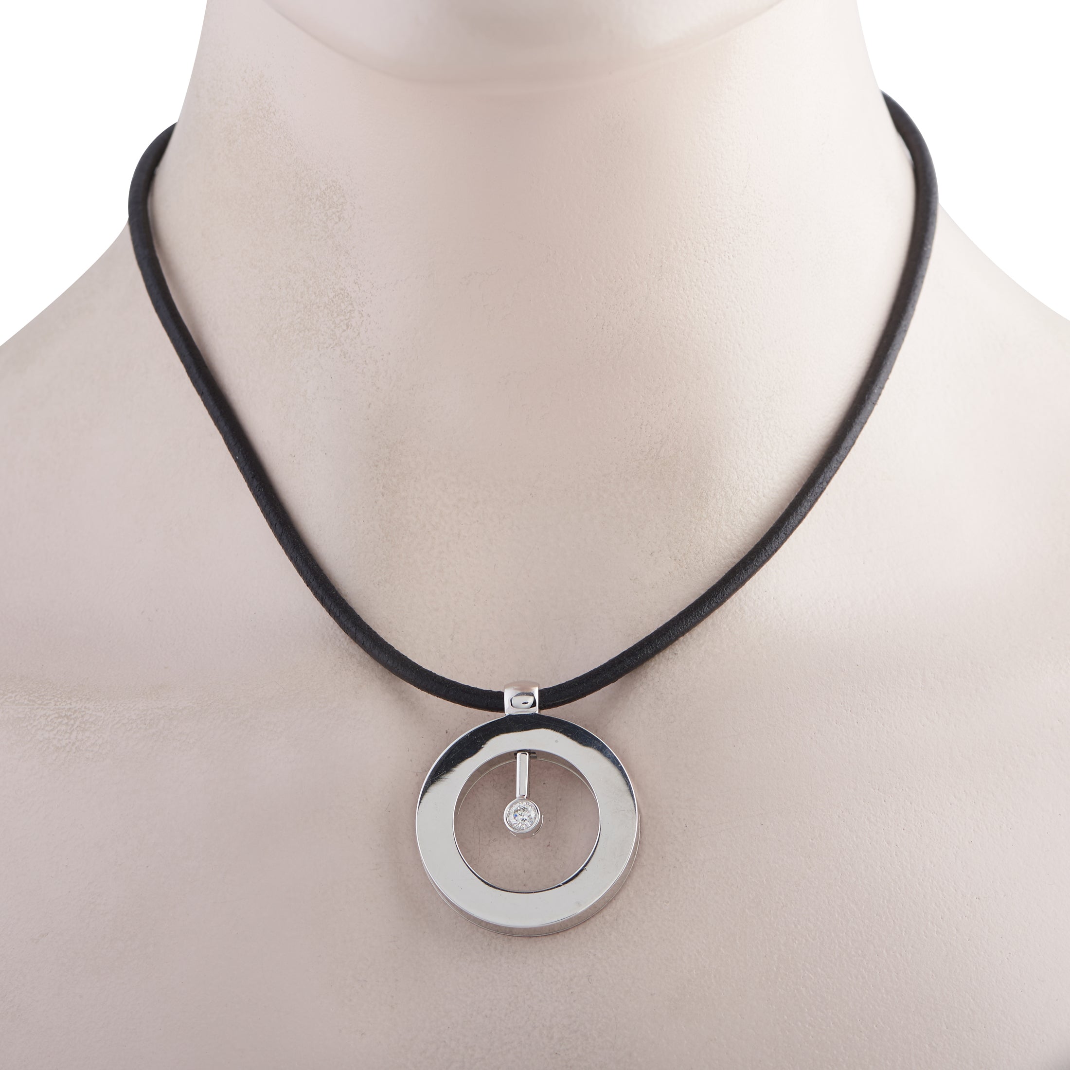 Roberto Coin Cento 18K White Gold Cento Diamond Necklace