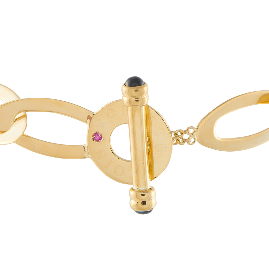 ROBERTO COIN Chic and Shine 18K Yellow Gold Link Bracelet