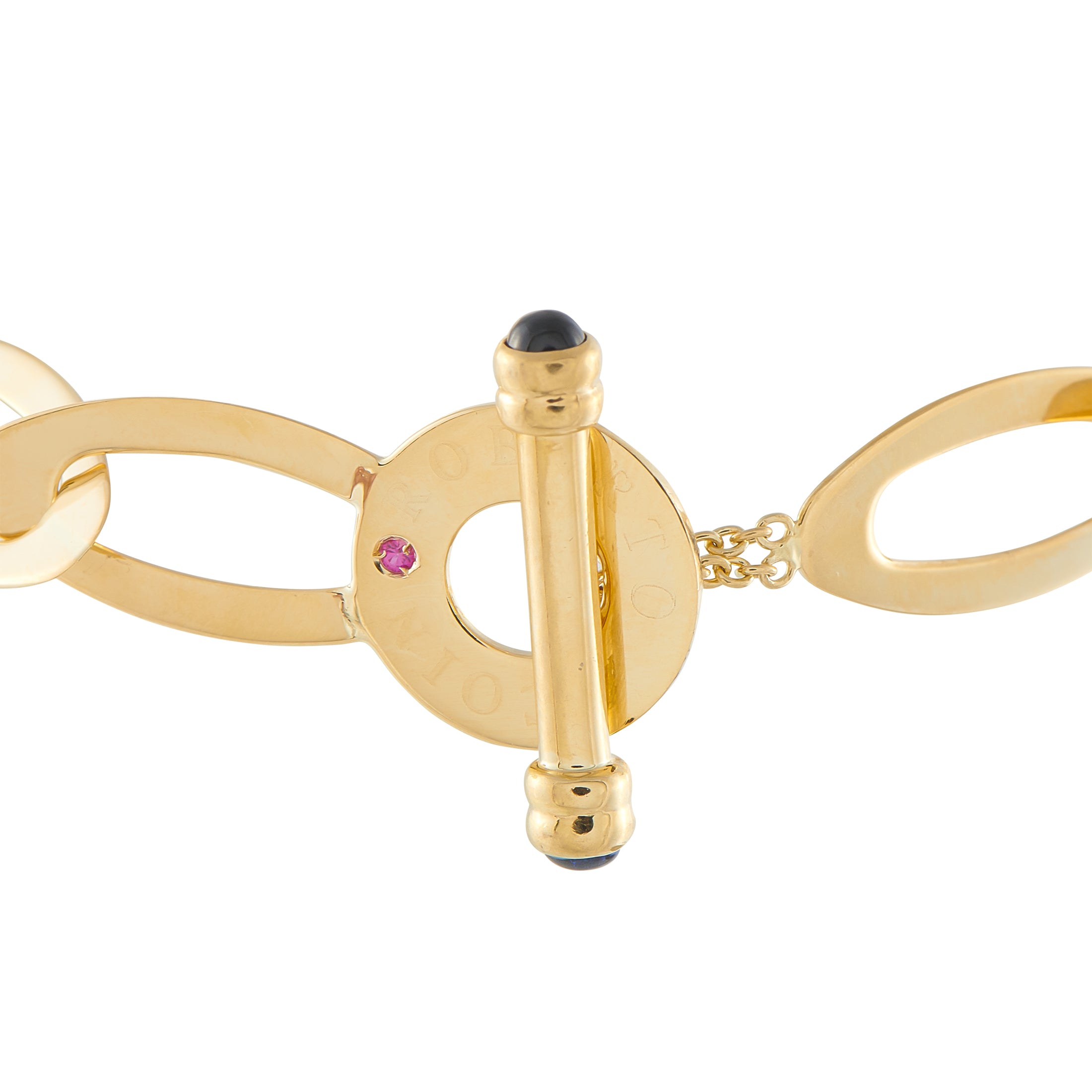ROBERTO COIN Chic and Shine 18K Yellow Gold Link Bracelet
