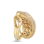 Roberto Coin Fantasia 18K Yellow Gold 5.13ct Diamond Clip-On Earrings