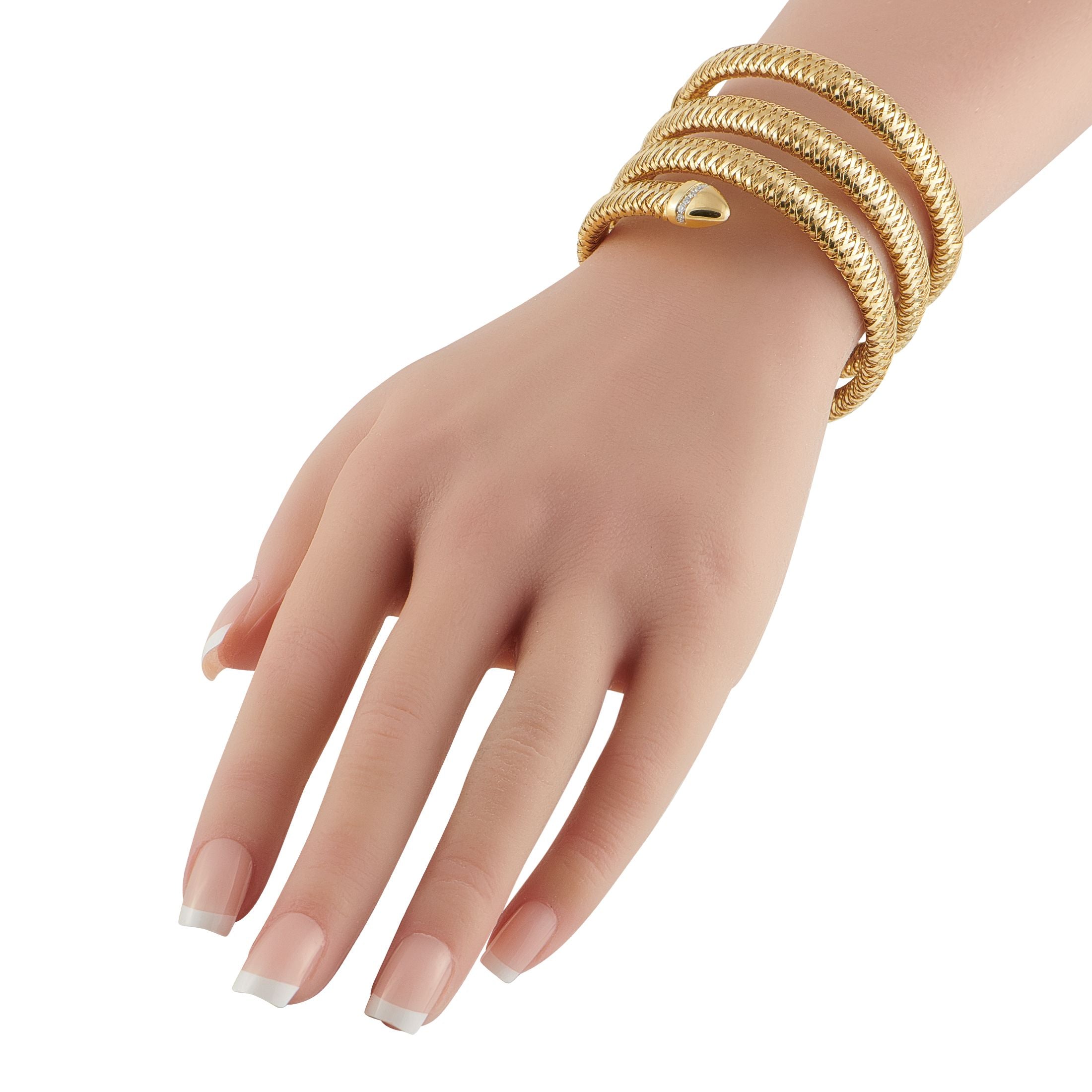 Roberto Coin Primavera 18K Yellow Gold Coil Bracelet