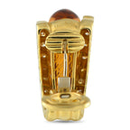 Roberto Legnazzi18K Yellow Gold 0.56ct Diamond and Citrine Earrings