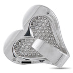 Roger Dubuis18K White Gold 7.5ct Diamond Heart Statement Ring