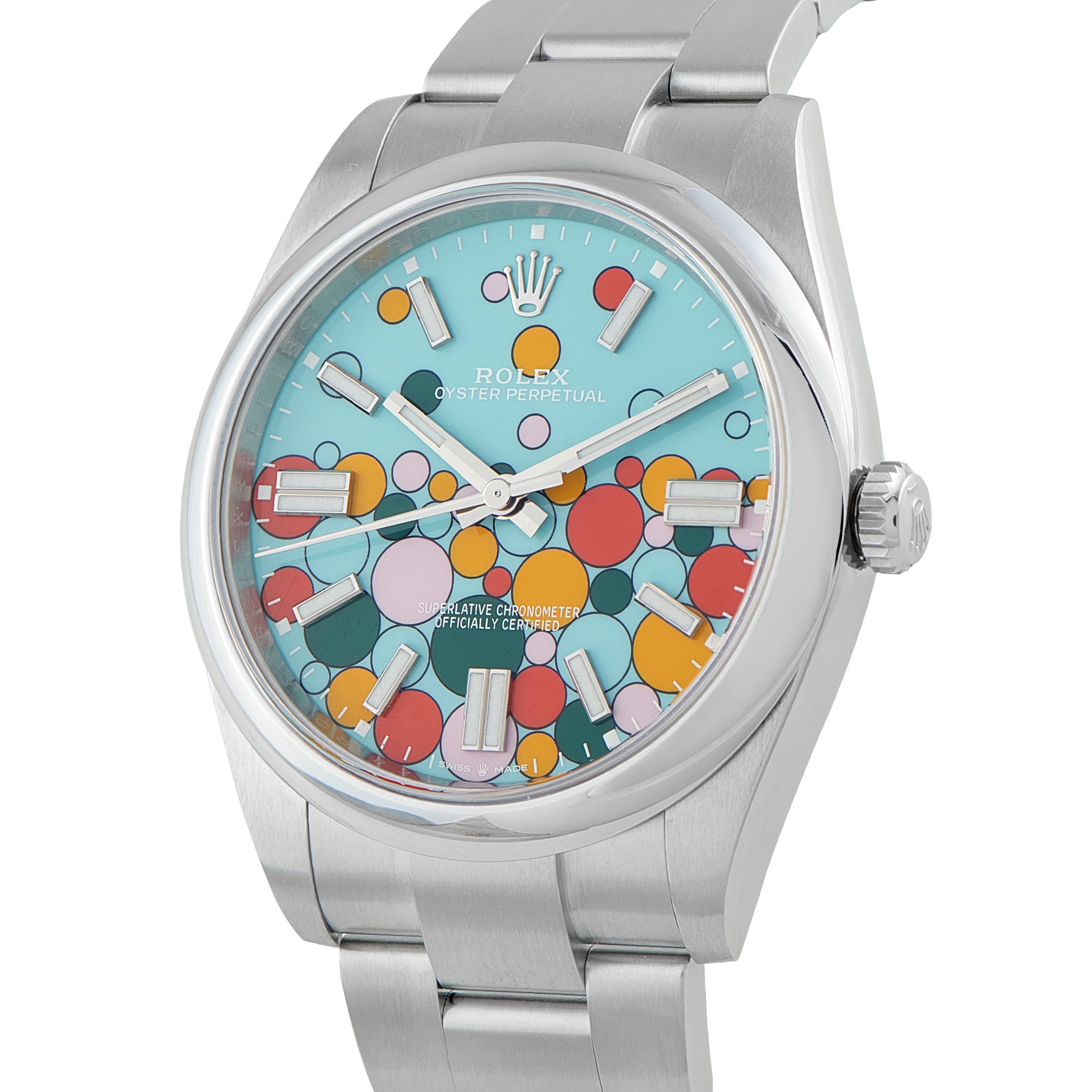 Rolex Oyster Perpetual 41 Celebration Dial Steel Watch