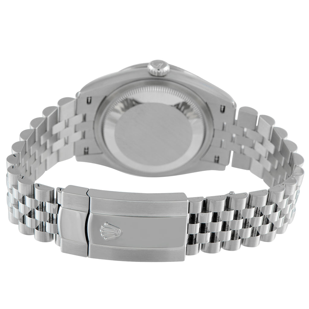 Rolex Datejust 36 Wimbledon Dial Diamond Bezel Jubilee Watch