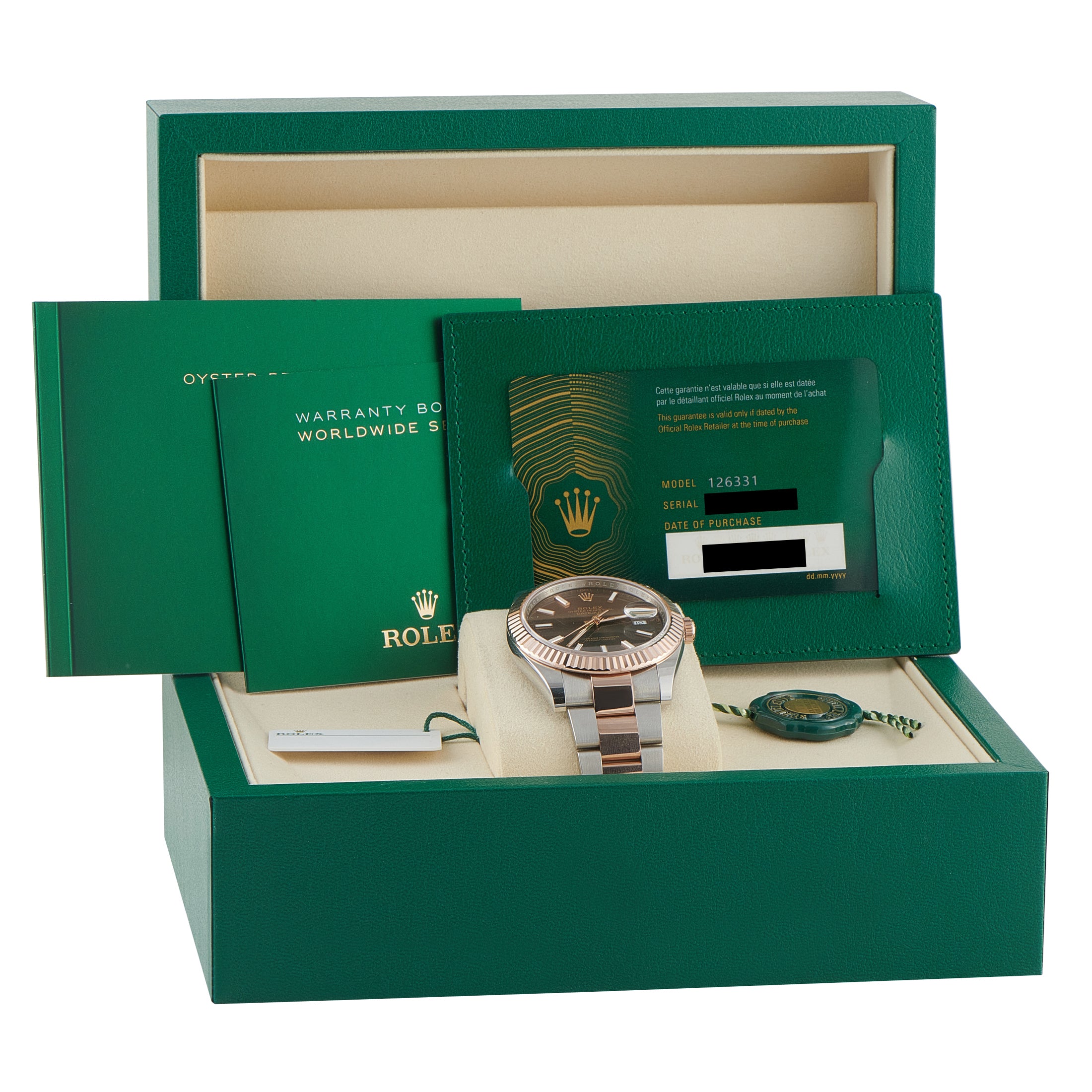 Rolex Datejust 41 Brown Dial Two-Tone Oyster Watch