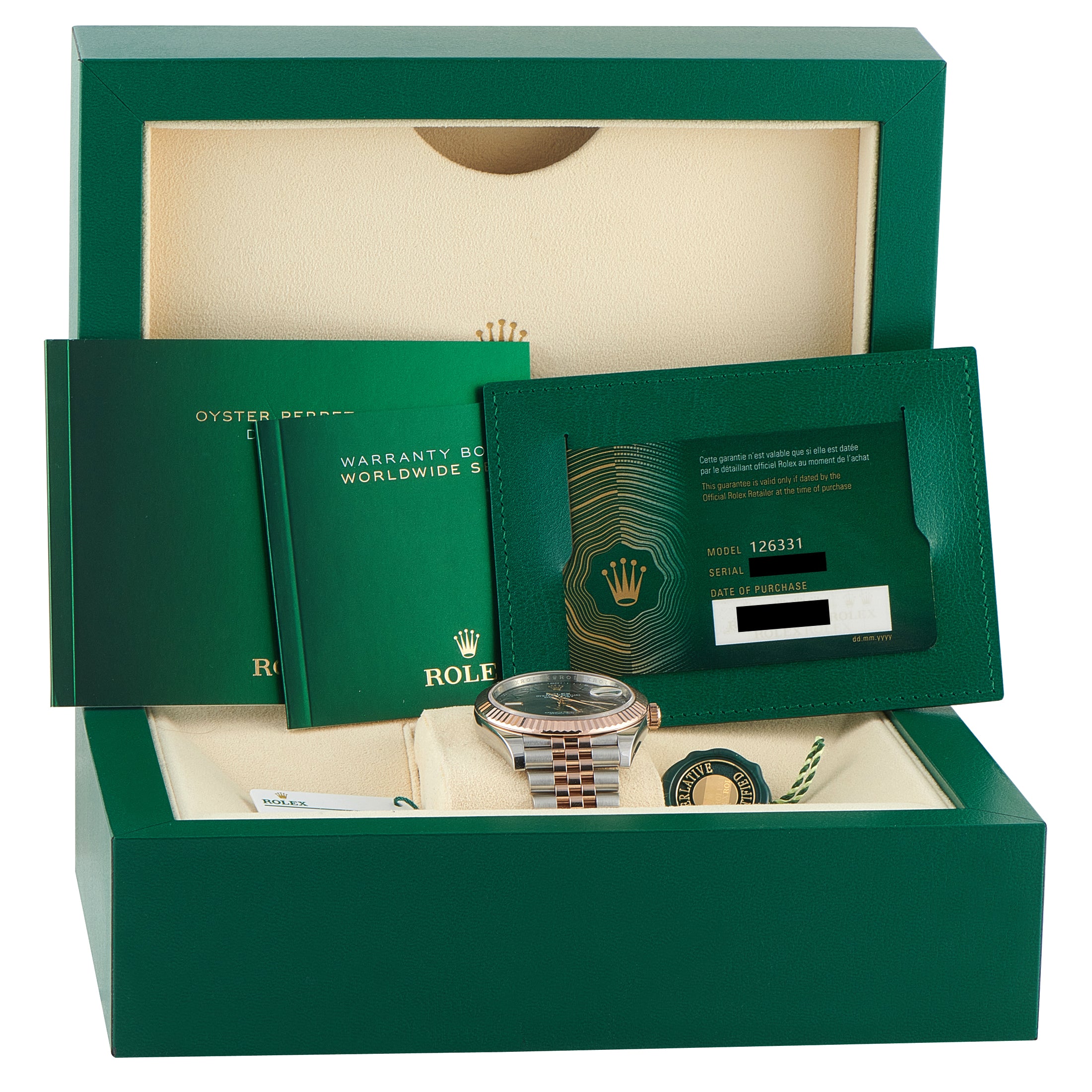 Rolex Datejust 41 Wimbledon Dial Two-Tone Jubilee Watch