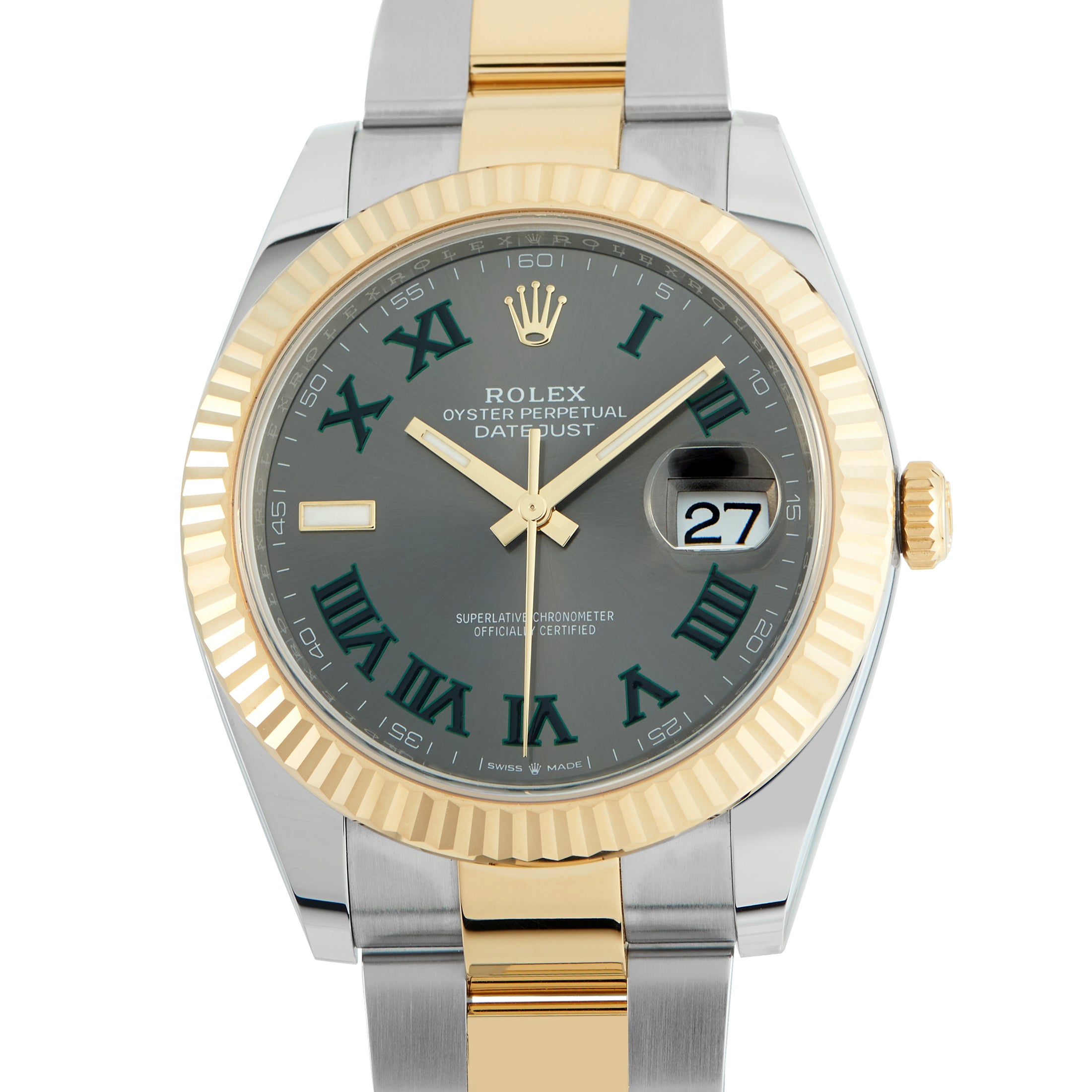 Rolex Datejust 41 Wimbledon Dial Two-Tone Oyster Watch