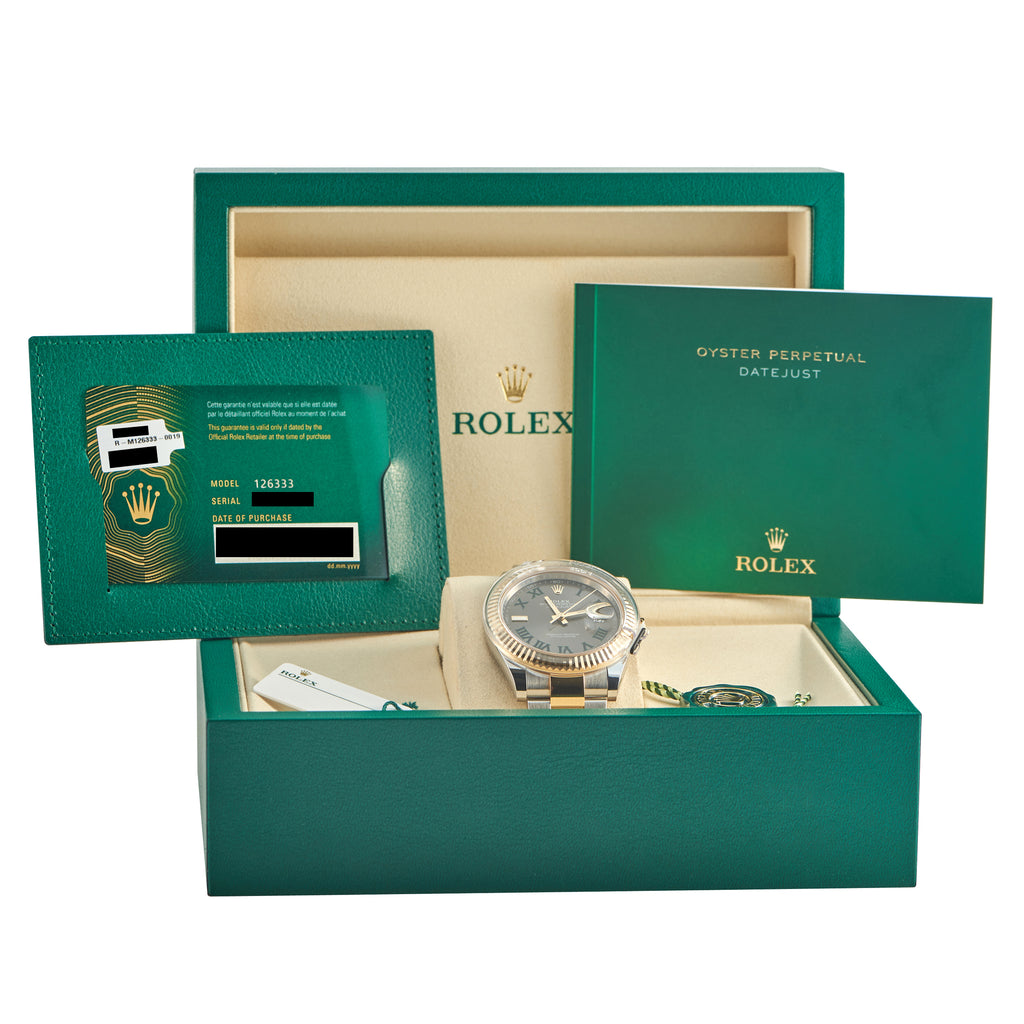 Rolex Datejust 41 Wimbledon Dial Two-Tone Oyster Watch