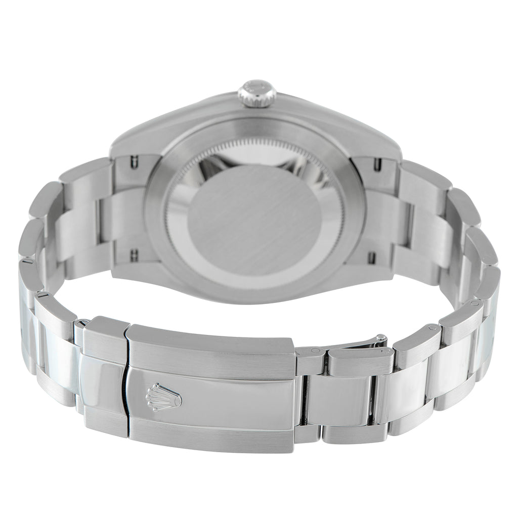 Rolex Datejust 41 Black Diamond Dial Steel Oyster Watch