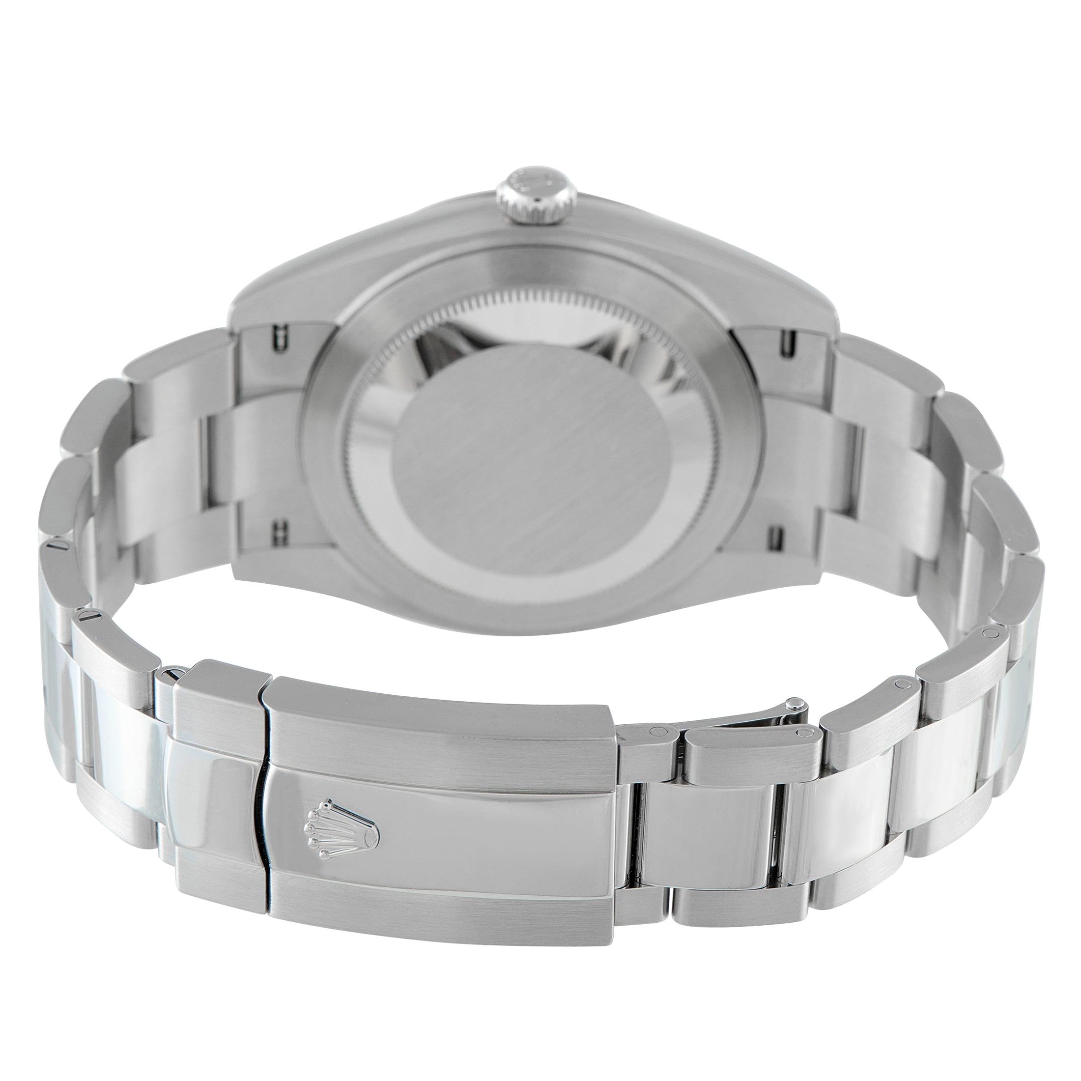 Rolex Datejust 41 Black Diamond Dial Steel Oyster Watch