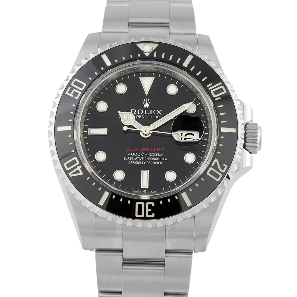 Rolex Sea-Dweller Black Dial Steel Watch