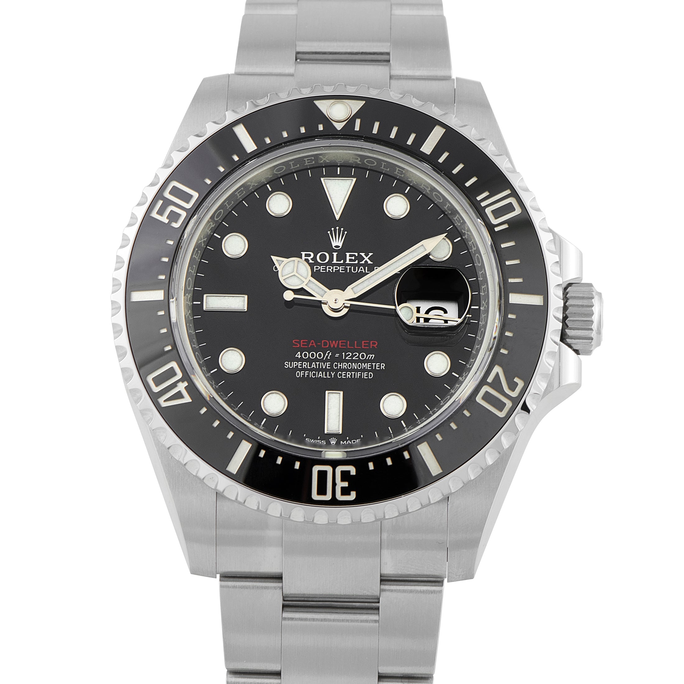 Rolex Sea-Dweller Black Dial Steel Watch