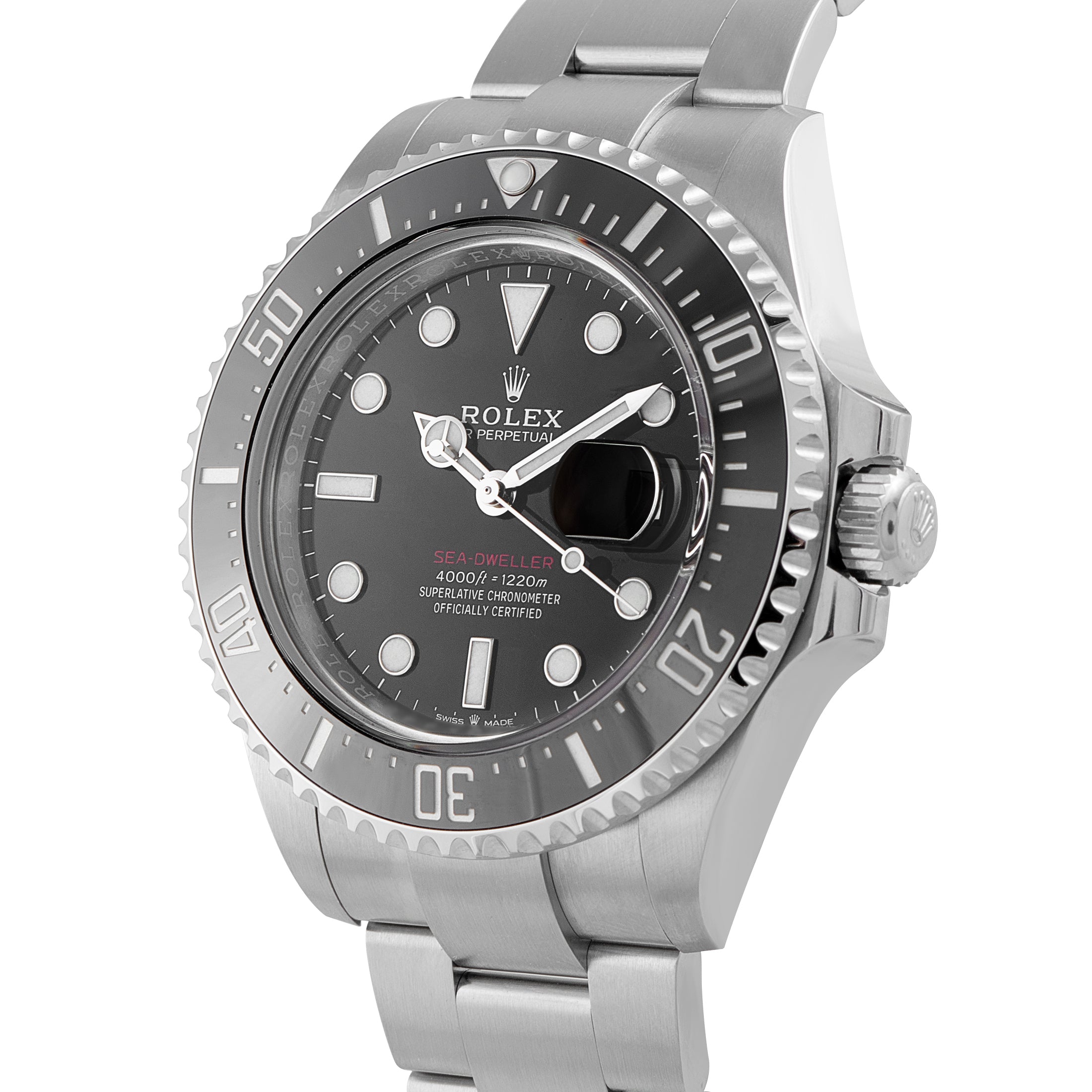 Rolex Sea-Dweller Black Dial Steel Watch