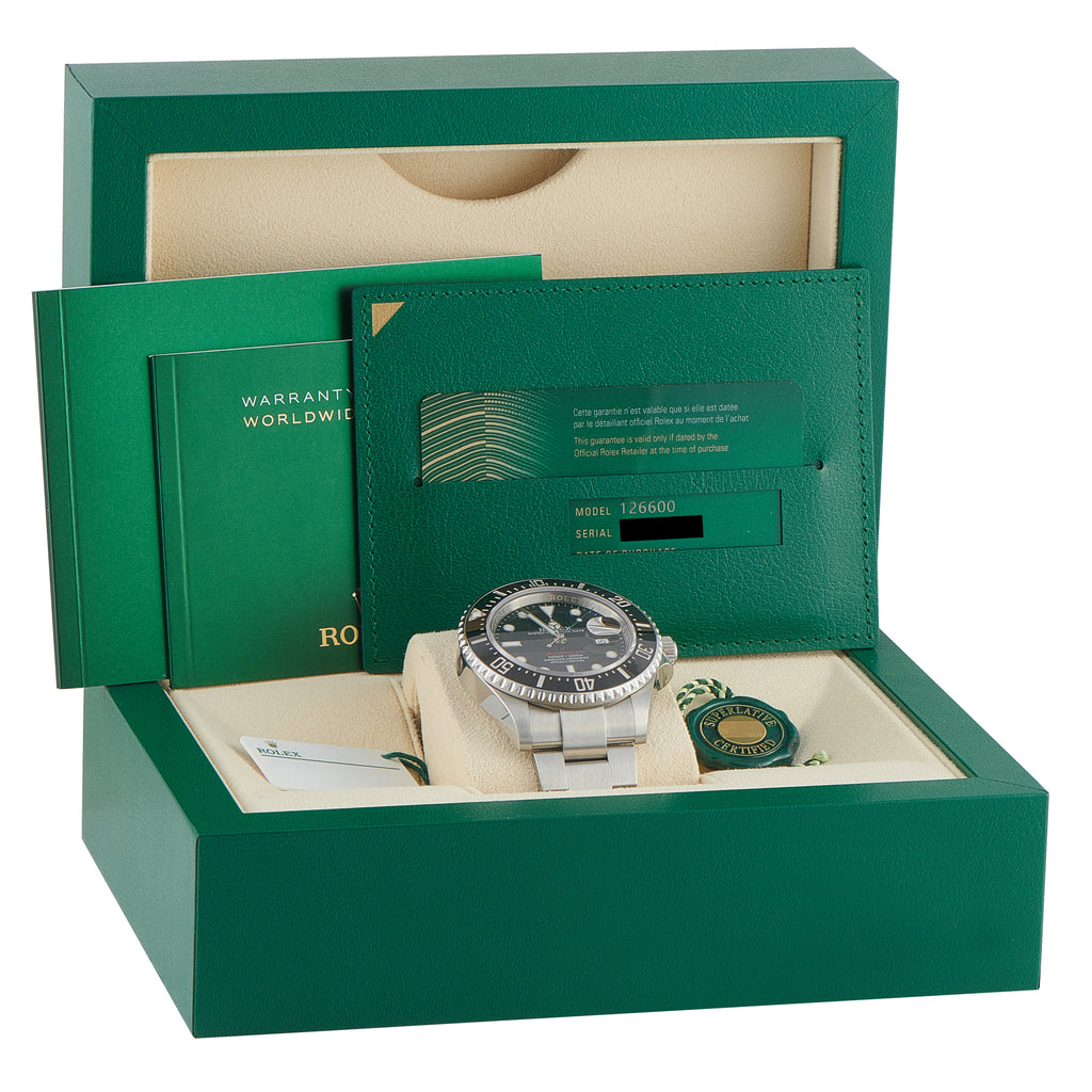 Rolex Sea-Dweller Black Dial Steel Watch
