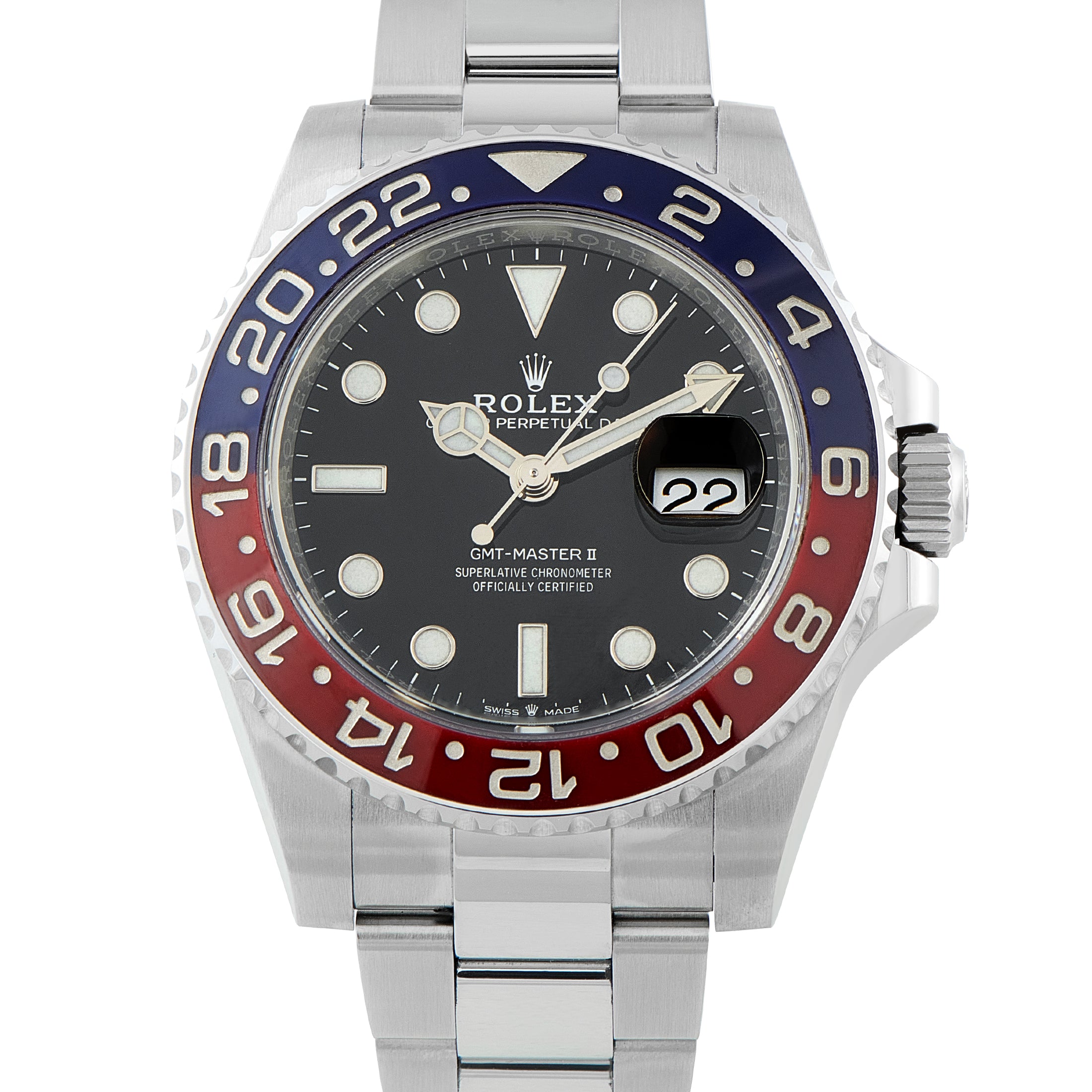 Rolex GMT-Master II Pepsi Steel Oyster Watch