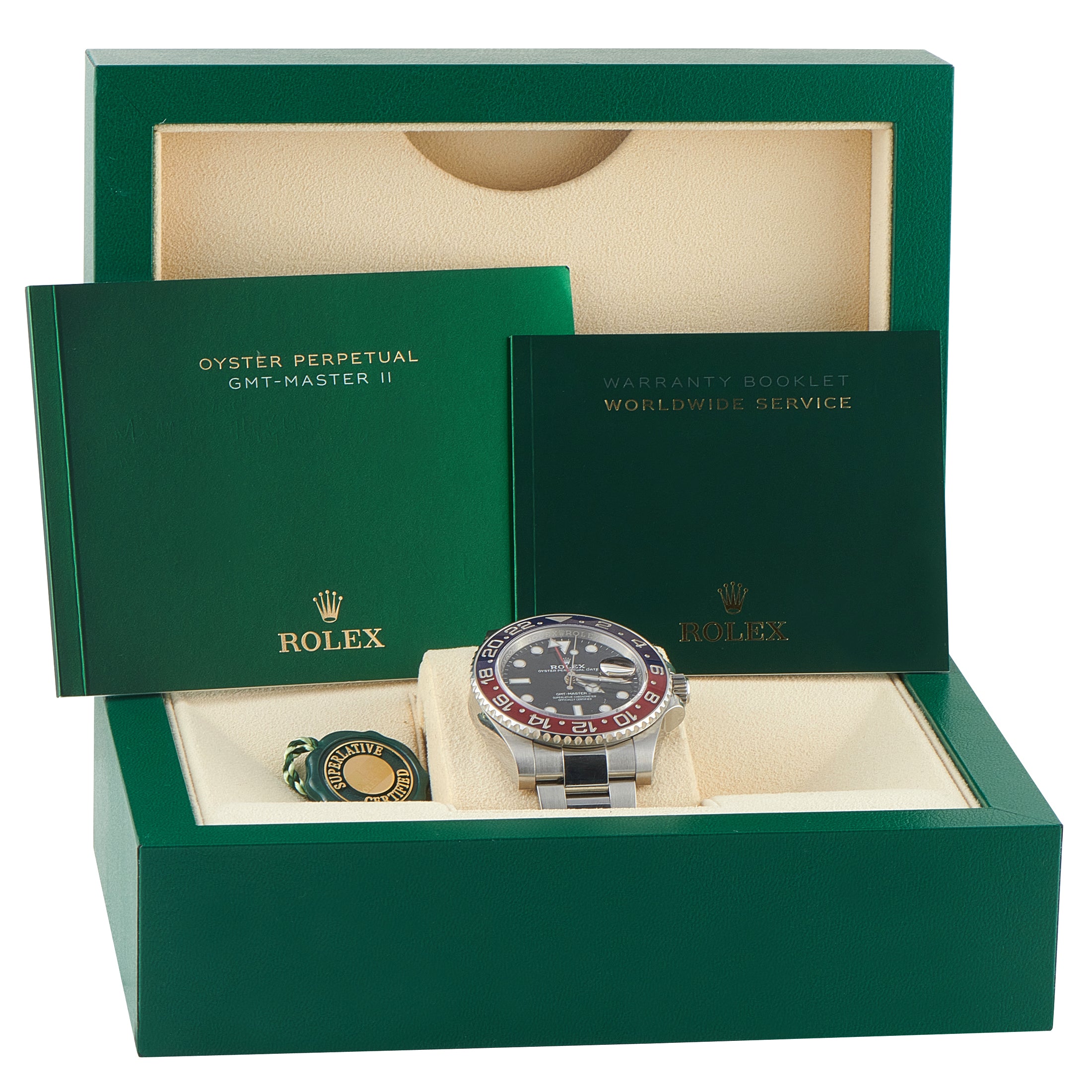 Rolex GMT-Master II Pepsi Steel Oyster Watch