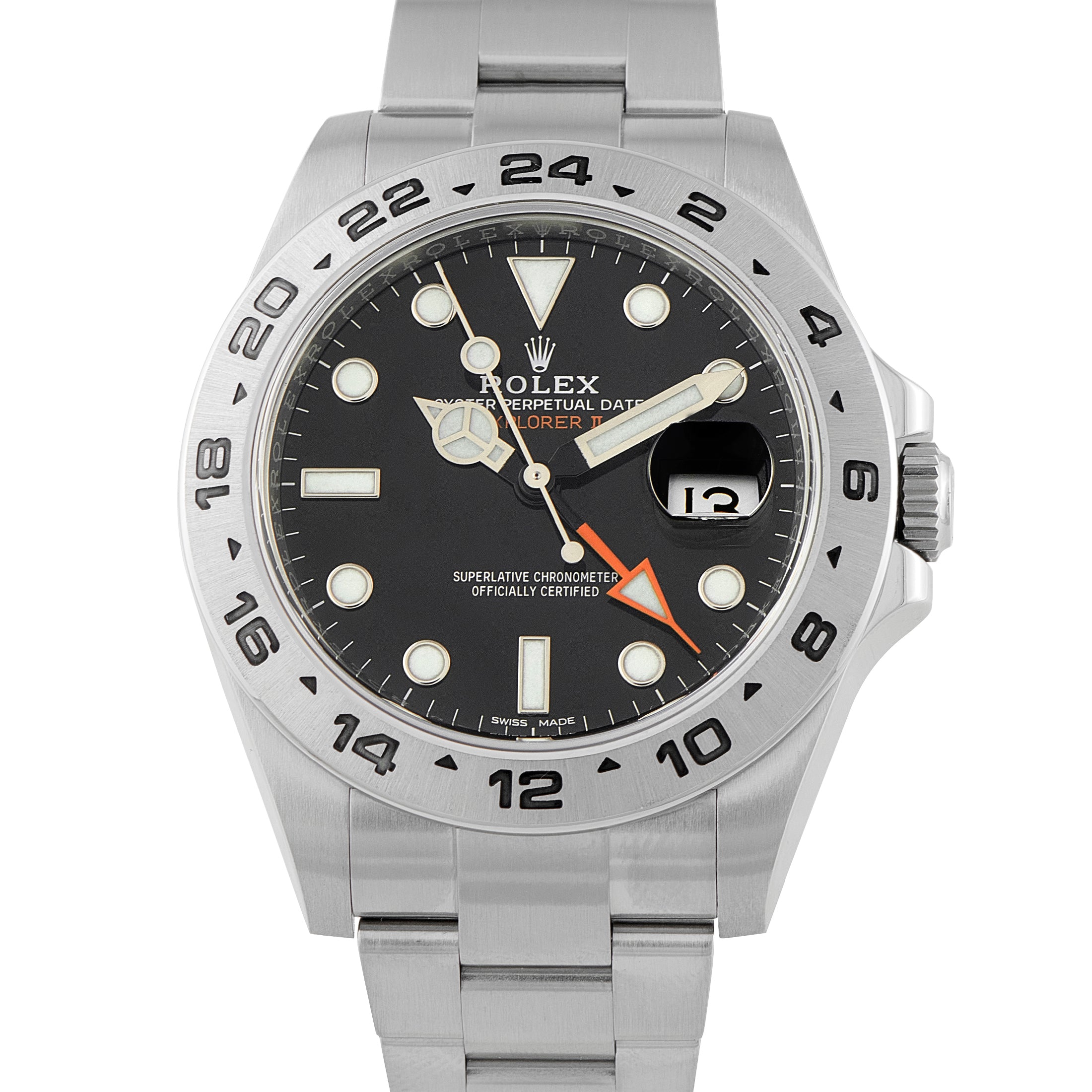 Rolex Explorer II Black Dial Steel Watch